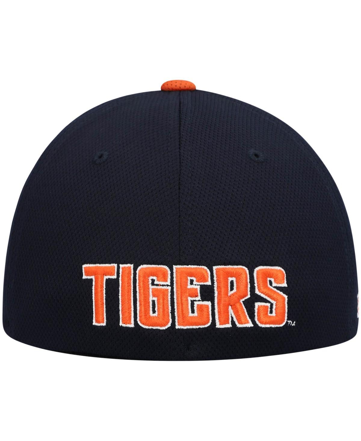 Shop Top Of The World Men's  Navy, Orange Auburn Tigers Two-tone Reflex Hybrid Tech Flex Hat In Navy,orange