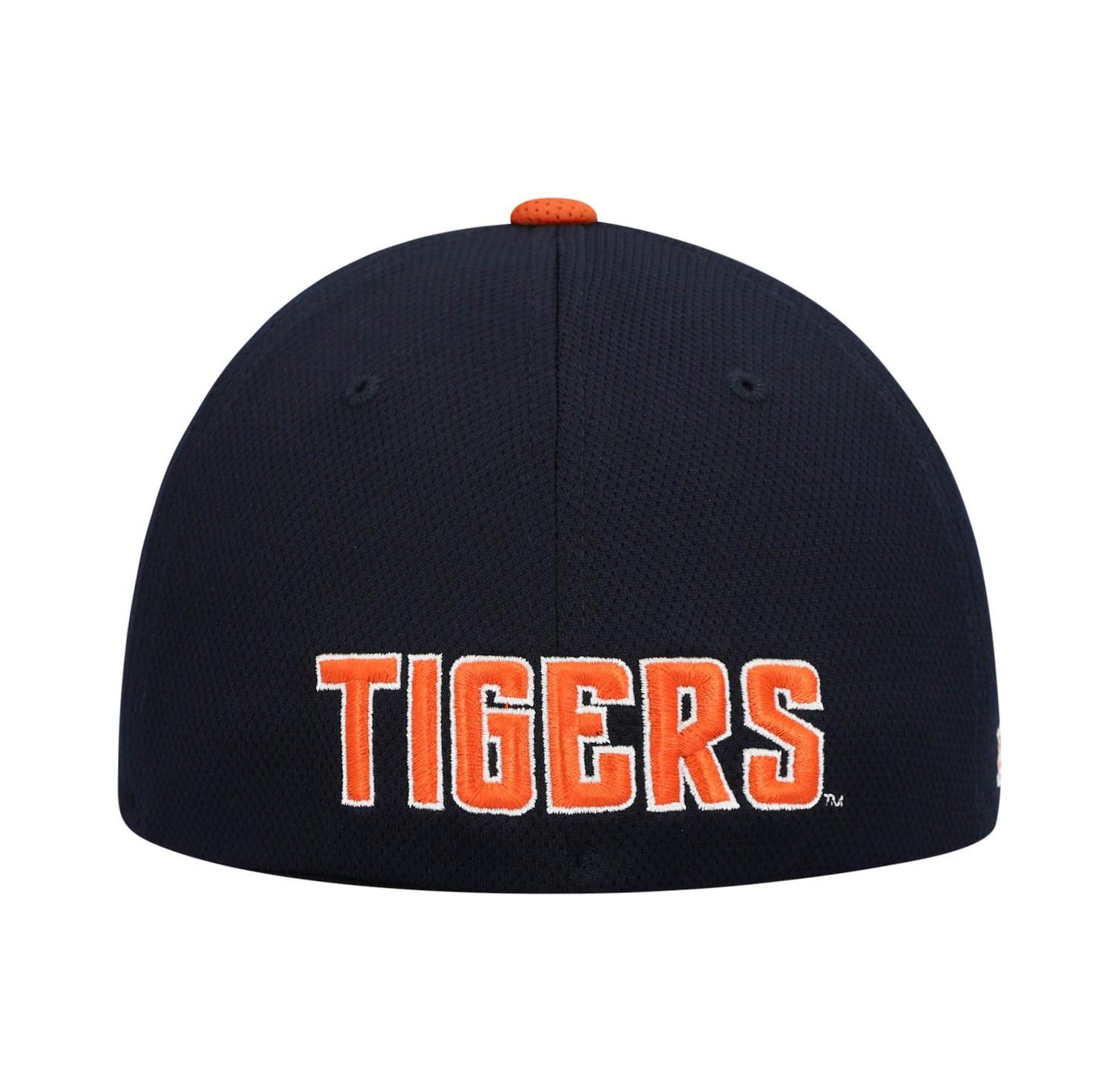 Men's Navy, Orange Auburn Tigers Two-Tone Reflex Hybrid Tech Flex Hat