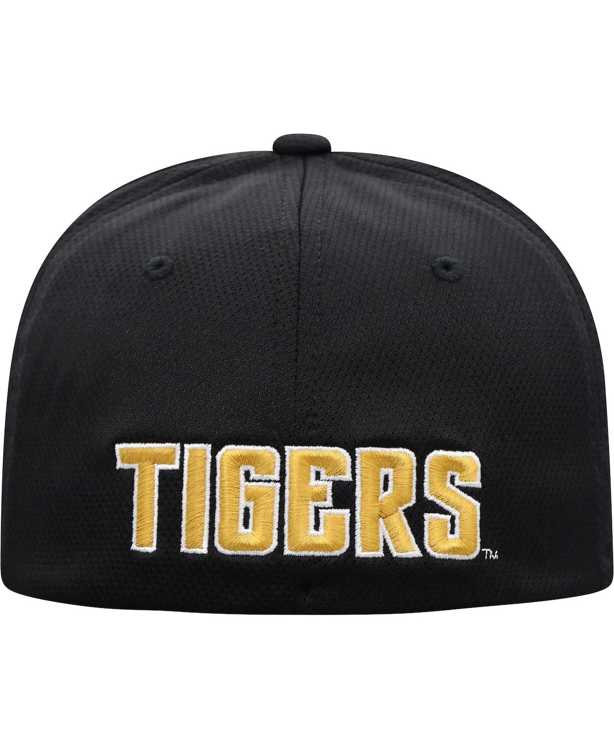Shop Top Of The World Men's  Black Missouri Tigers Reflex Logo Flex Hat