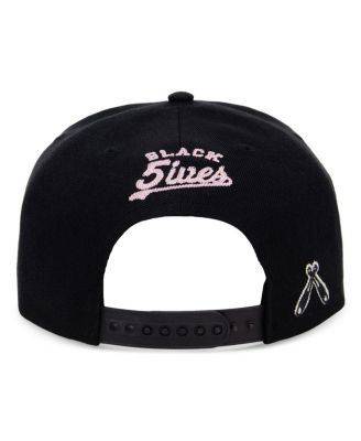 Men's Black Second Story Morrys Black Fives Snapback Adjustable Hat