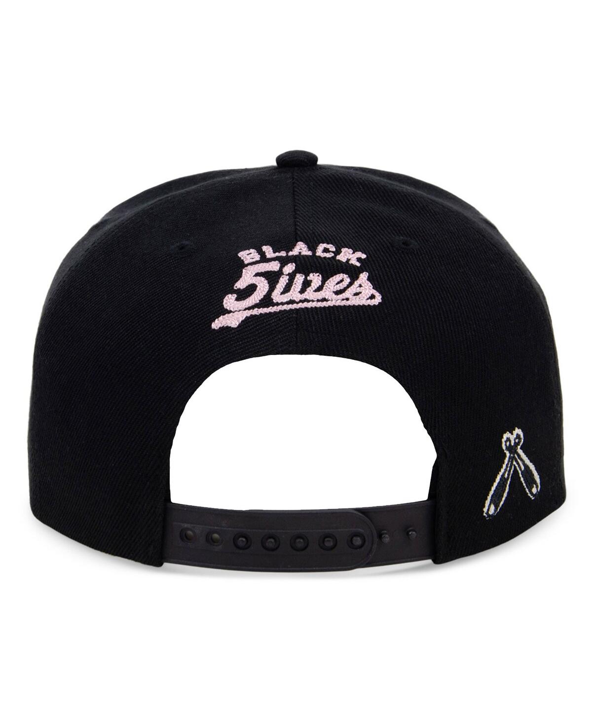 Shop Physical Culture Men's  Black Second Story Morrys Black Fives Snapback Adjustable Hat