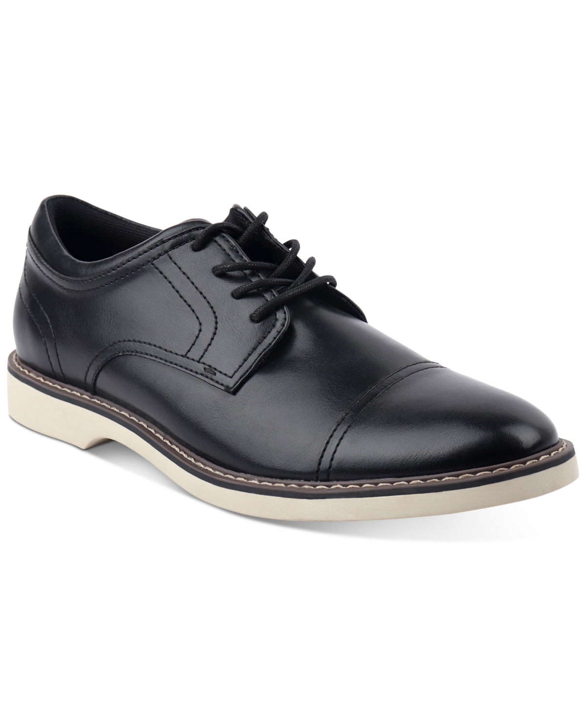 Men's Theo Cap Toe Oxford Dress Shoe, Created for Macy's - Brown