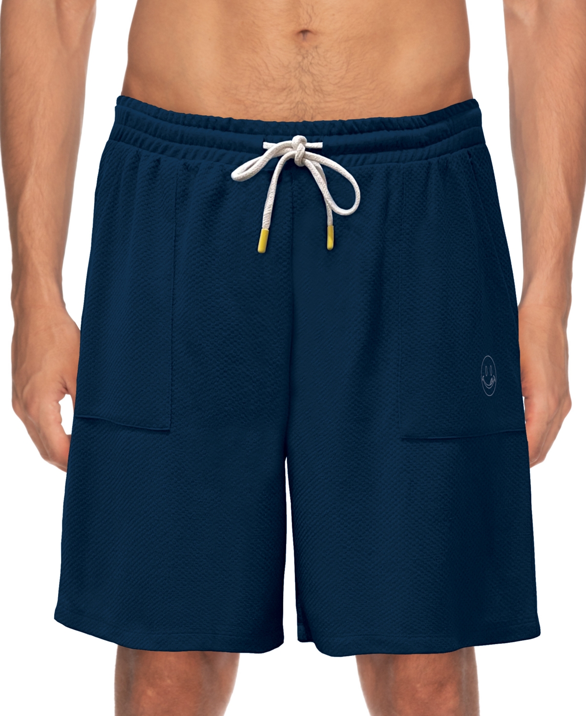 Men's Moisture Wicking Waffle Shorts - Navy
