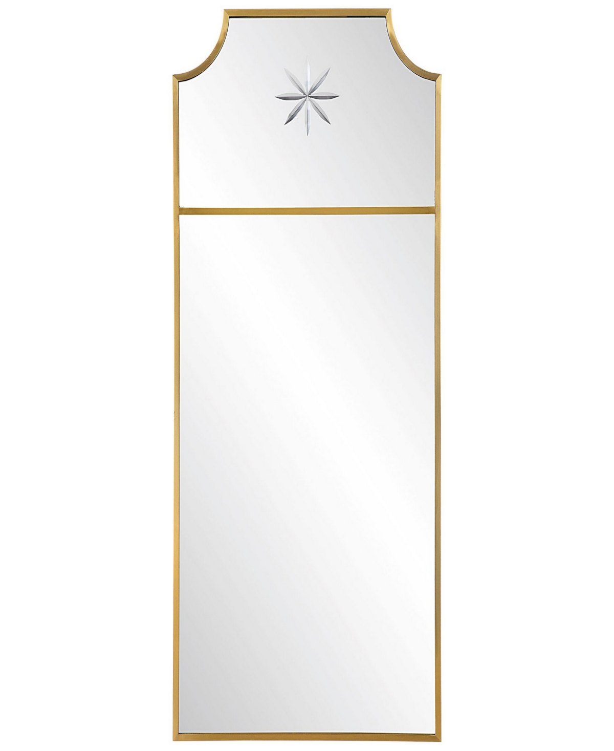Uttermost Caddington Tall Mirror In Brass