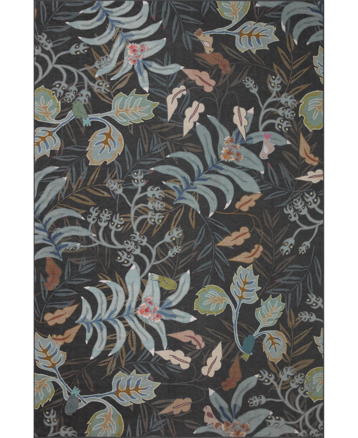 Justina Blakeney Pisolino Pso-07 5' x 7'6in Outdoor Area Rug - Black