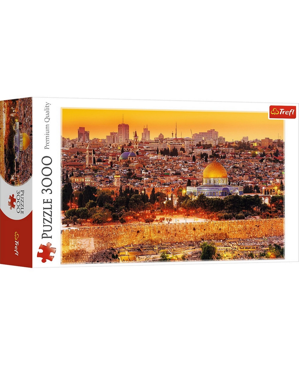 Trefl Kids' Jigsaw Puzzle, The Roofs Of Jerusalem, 3000 Piece In Various