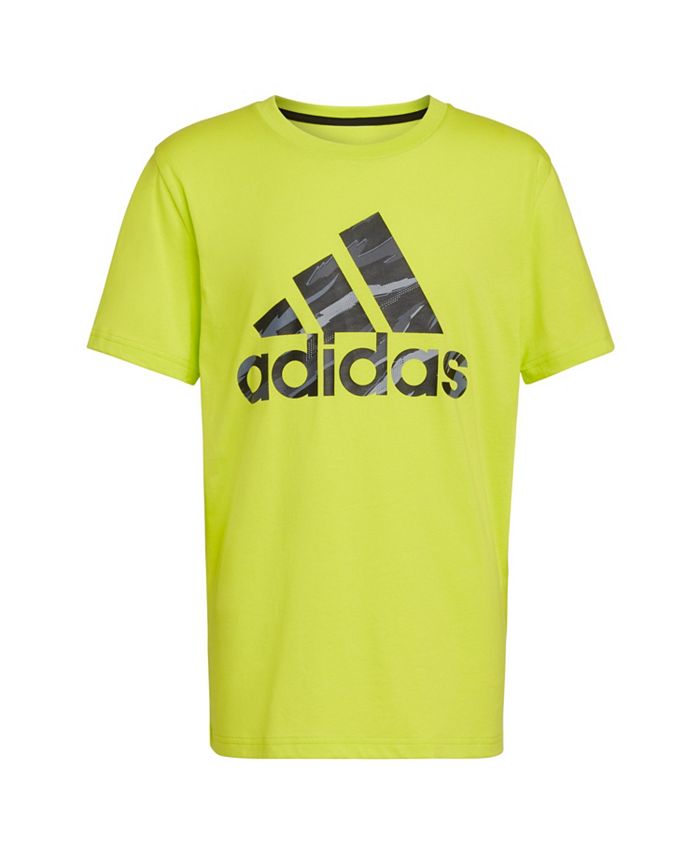 adidas Big Boys Short Sleeve Tiger Camo Bos T-shirt - Macy's