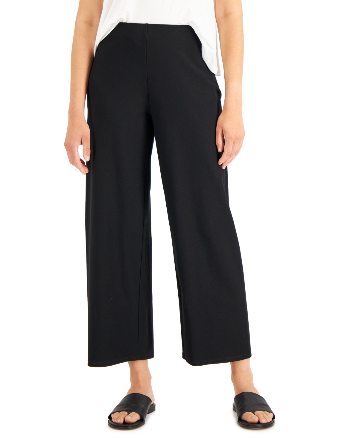 Eileen Fisher Women's Straight Cropped Pants, Regular & Plus Sizes