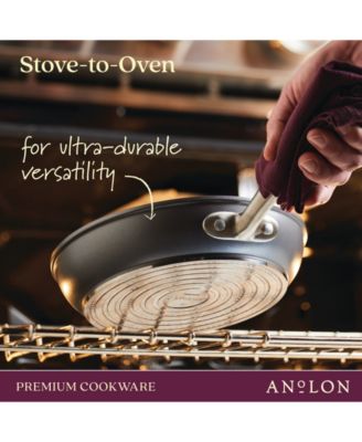 Accolade Forged Hard-Anodized Nonstick Frying Pan Set, 2-Piece, Moonstone