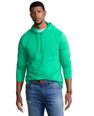 Polo Ralph Lauren Men's Big & Tall Jersey Hooded T-Shirt - Macy's