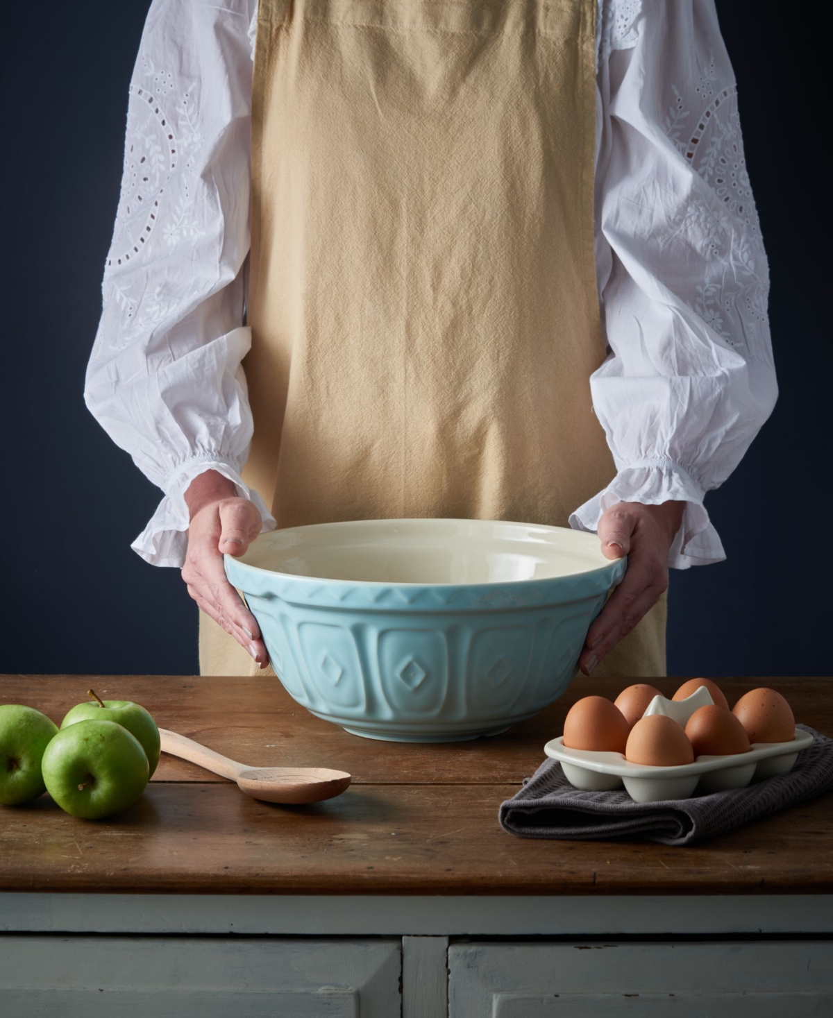 Mason Cash Mixing Bowl, 11.75" In Blue