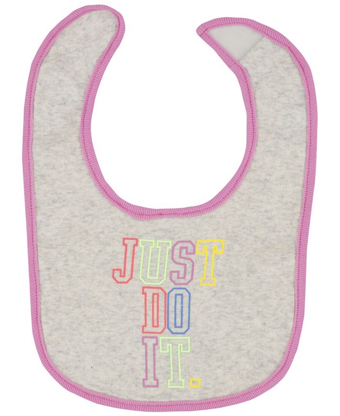 Nike Baby Girls Bodysuit, Bib and Hat Gift Box, 3 Piece Set Macy's