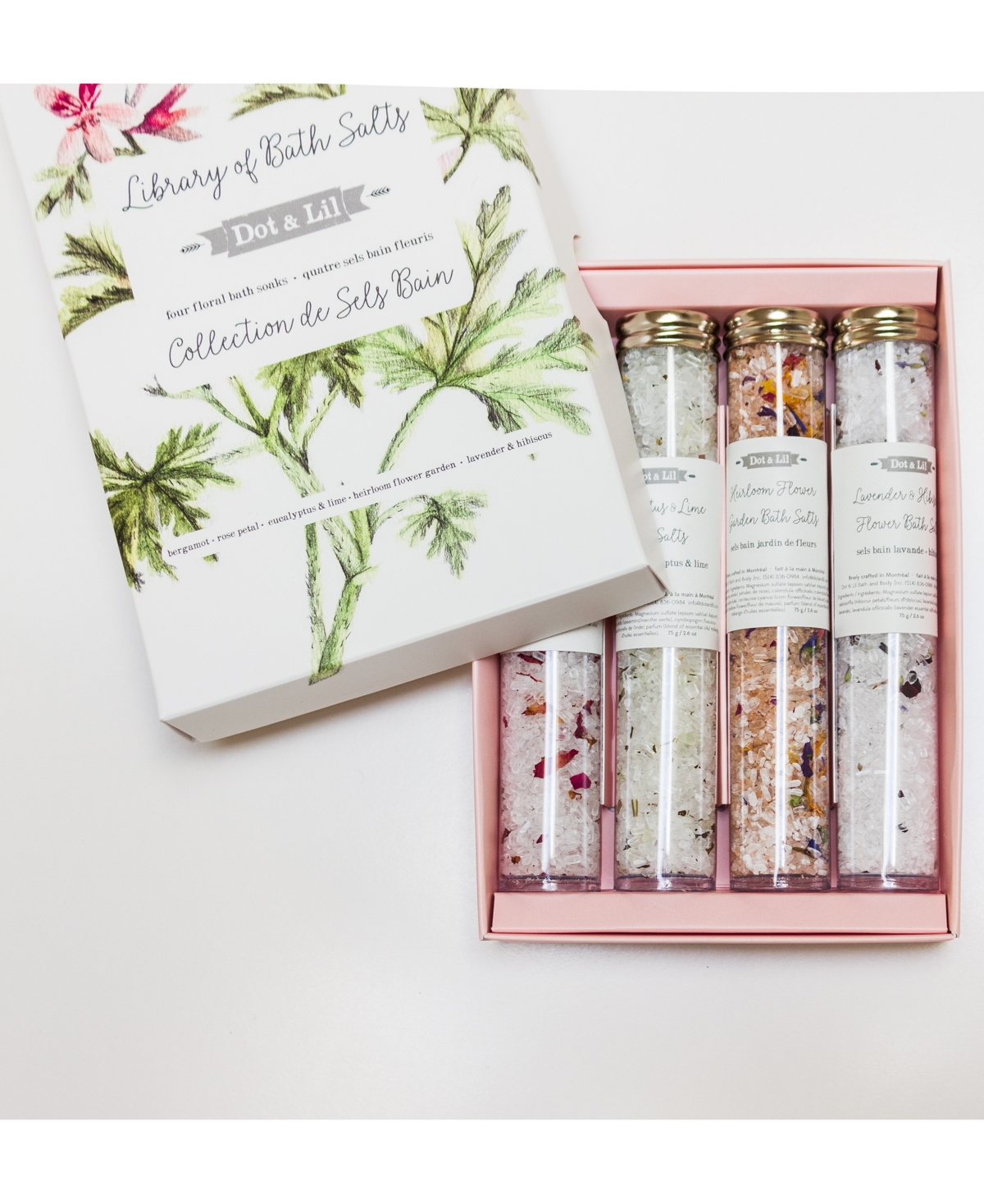 4-Pc. Library Of Bath Salts Gift Set
