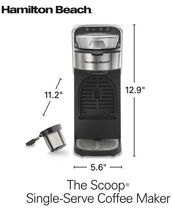 Hamilton Beach The Scoop® Single-Serve Coffee Maker, Black - 47620