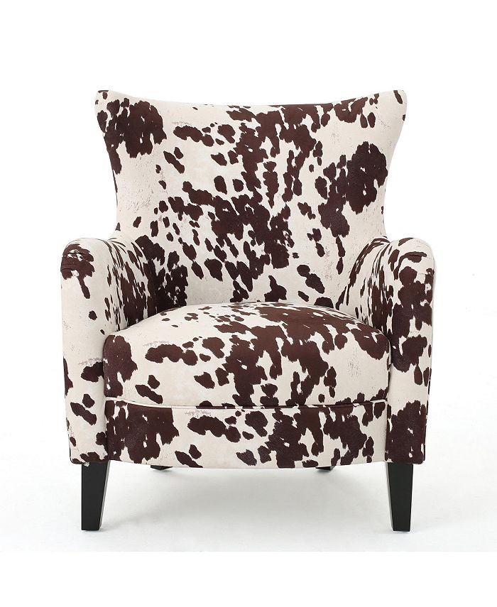 Noble House Arabella Contemporary Pattern Club Chair Macy's