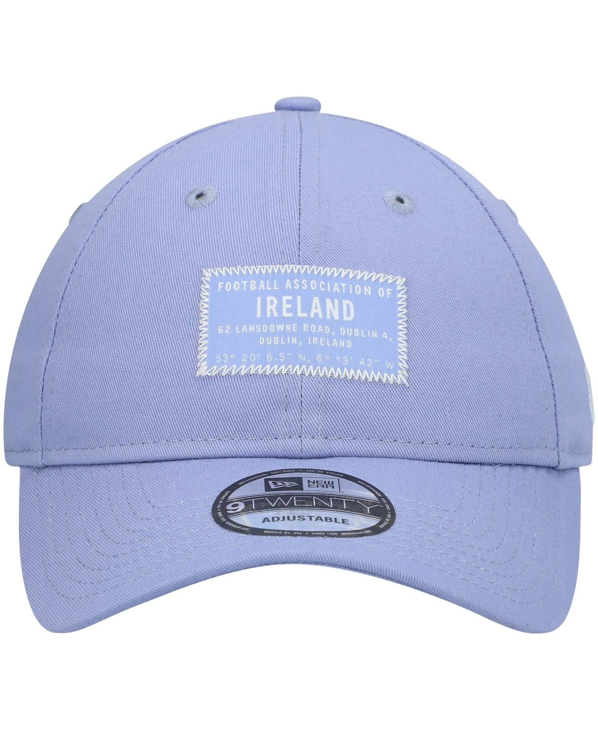 New Era Lavender Ireland National Team Wordmark Patch 9twenty Adjustable Hat In Lavender