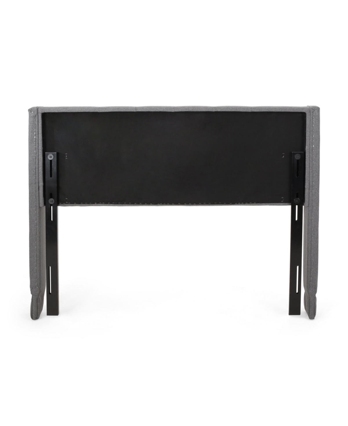 Noble House Tourmaline Contemporary Upholstered Headboard, Queen/full In Charcoal