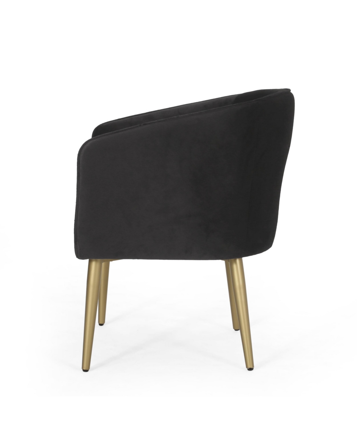 NOBLE HOUSE DESHLER MODERN GLAM TUFTED VELVET DINING CHAIR