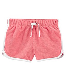 Toddler Girls Pull-on Terry Shorts