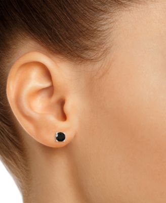 Labradorite Stud Earrings in 14k Gold (Also in Onyx & Turquoise)