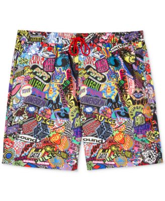 PAUL SMITH - Men's Sticker Print Swim Trunks
