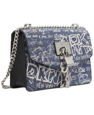 Sac à épaule DKNY Elissa En Cuir D'agneau Caramel - Bandoulière Ajustable, Neuf Avec étiquettes