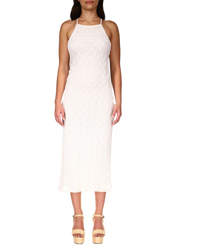 Sanctuary Women s Crochet Into The Night Midi Dress Macy s