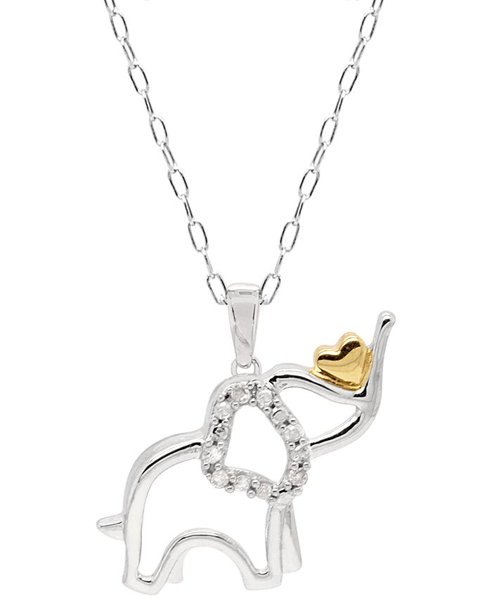 Elephant on sale necklace macys