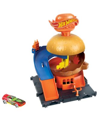 Hot Wheels City Burger Blitz, 8 Pieces