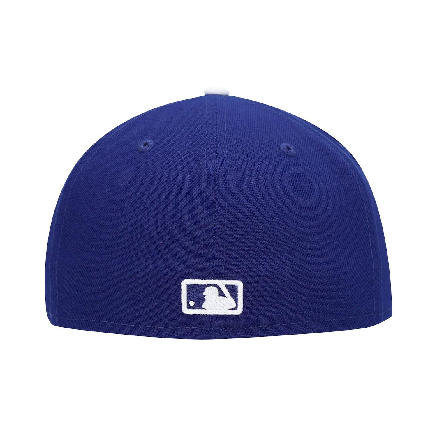 Men's Royal Los Angeles Dodgers Logo White 59FIFTY Fitted Hat