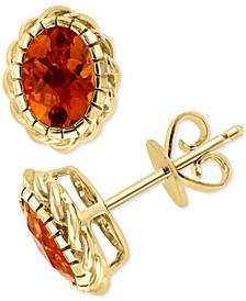 EFFY® Citrine Oval Stud Earrings (1-5/8 ct. t.w.) in 14k Gold