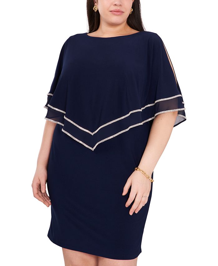 Msk Plus Size Overlay Sheath Dress Macys 3308