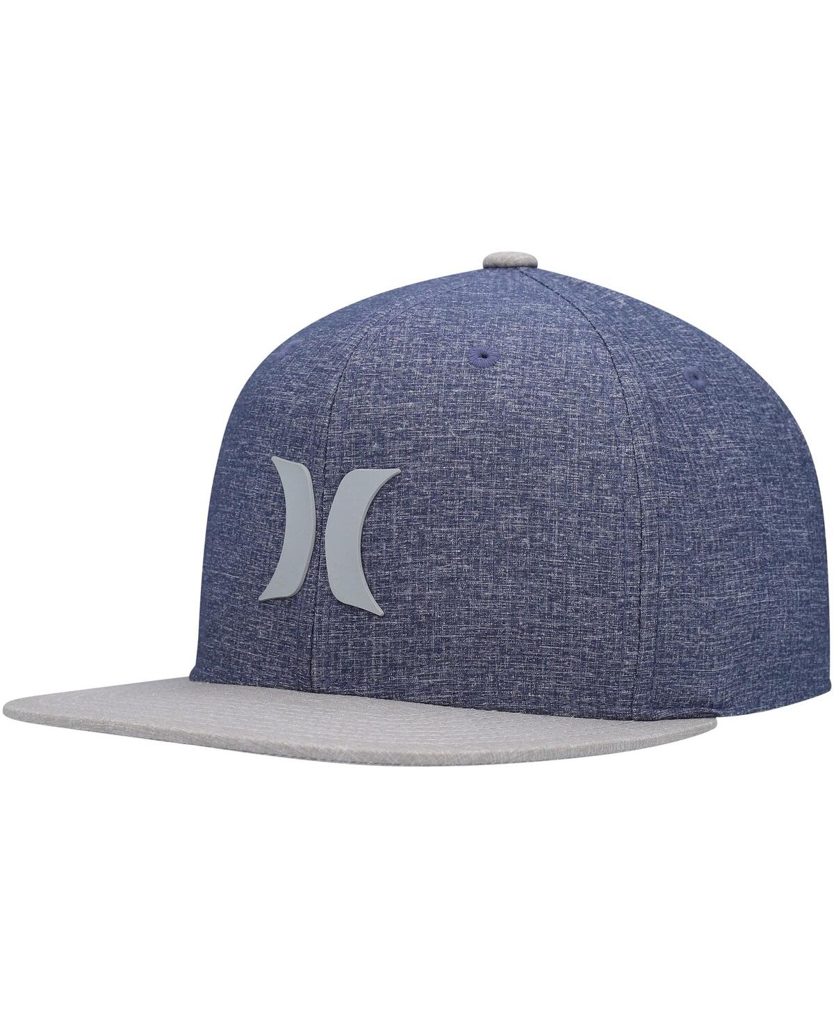 Men's Hurley Blue, Gray Phantom Core Snapback Hat - Blue, Gray