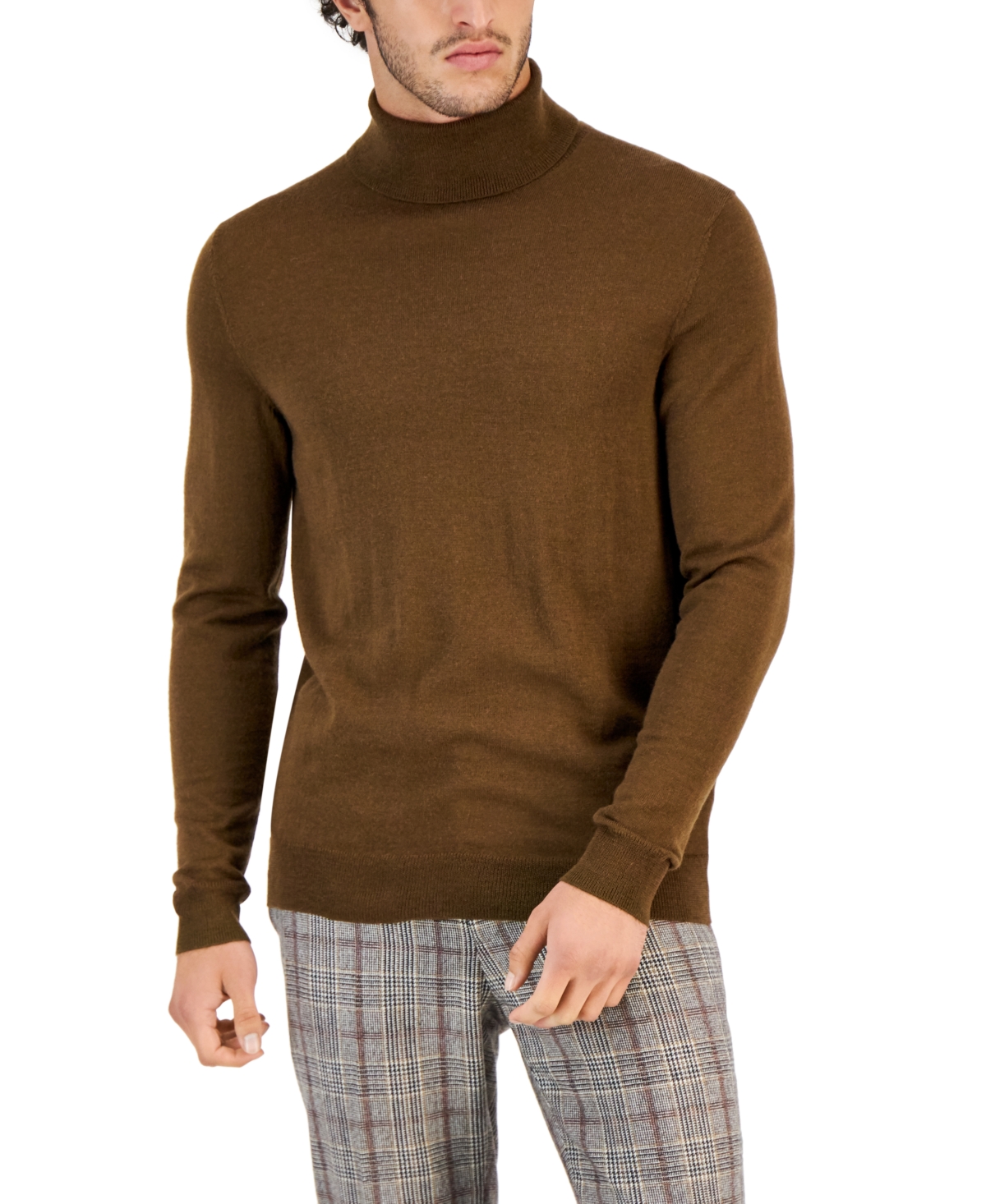 Club Room Men s Merino Wool Blend Turtleneck Sweater Created for Macy s Smart Closet
