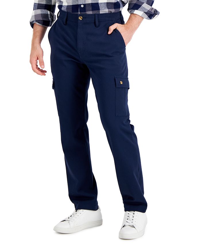 Club Room Men's Regular-Fit Stretch Cargo Pants, Created for Macy's ...