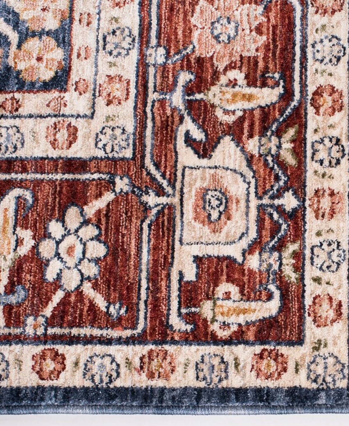 Lauren Ralph Lauren Darcy LRL1340N Area Rug - Red