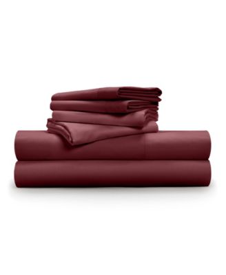 Pillow Gal Classic Cool Crisp Sheet Set Bedding In Light Pink