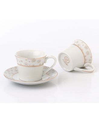 Floral Espresso Set, 12 Piece