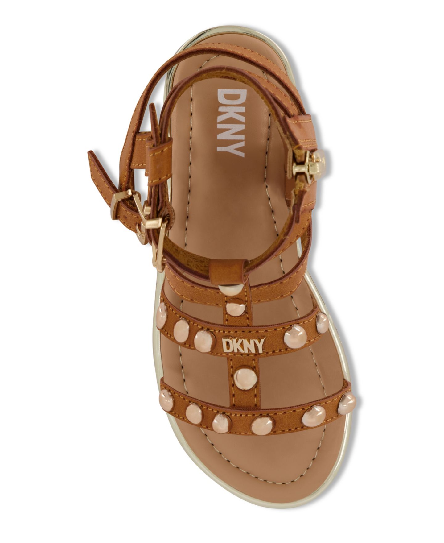 Сандалии DKNY Padded Studded Gladiator Sandals для девочек — фото 6