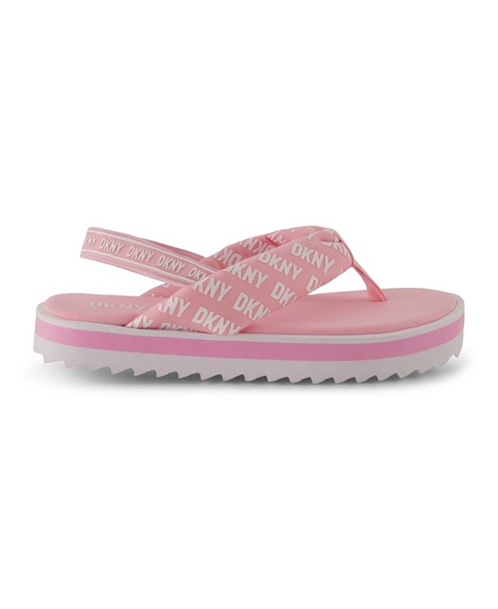 DKNY Little Girls Flatform Sandals - Macy's