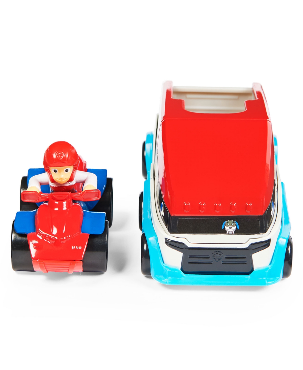 Paw Patrol True Metal Ler Die-cast Team Vehicle With 1:55 Scale Ryder Atv Toy Car In Multi