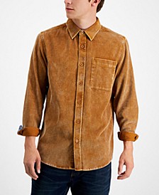 Sun +  Stone Men's Corduroy Shirt, Created for Macy's