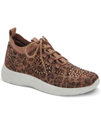 macy's leopard sneakers