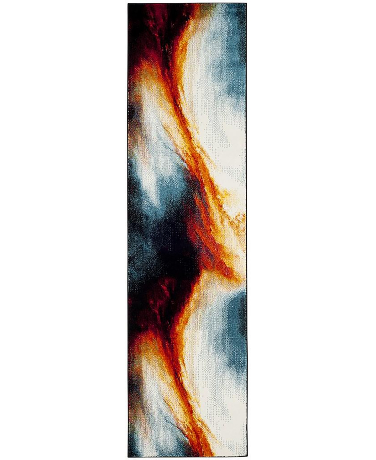 Safavieh Galaxy Gal-112 2'3" X 6' Runner Area Rug In Orange