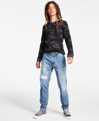Sun + Stone - Men's Abel Light Wash 90s-Style Jeans