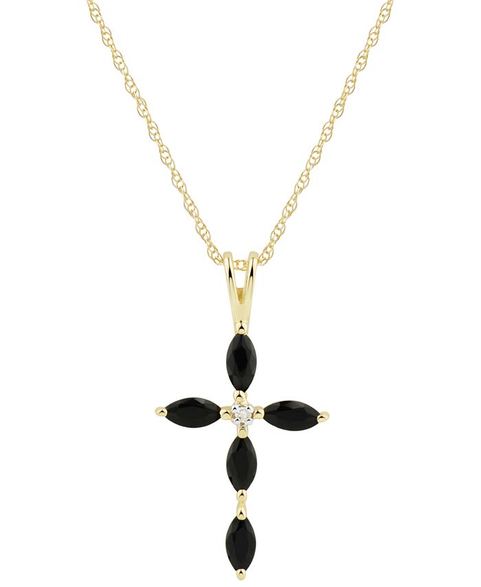 Macy's store onyx necklace