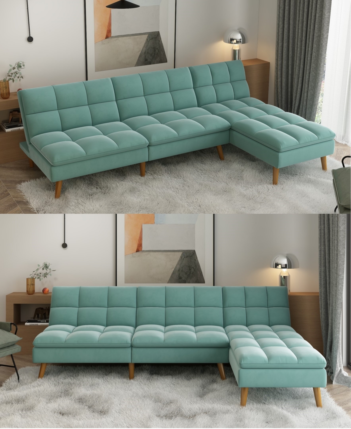 Bovey Convertible Sofa Bed Sectional