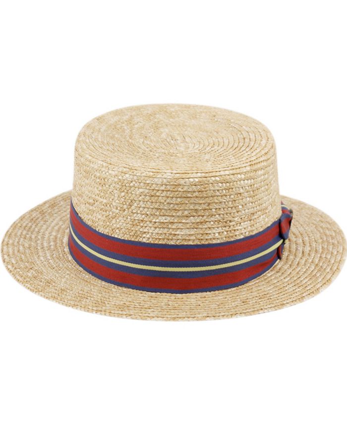 Epoch Hats Company Unisex Straw Skimmer Boater Hat Macy's