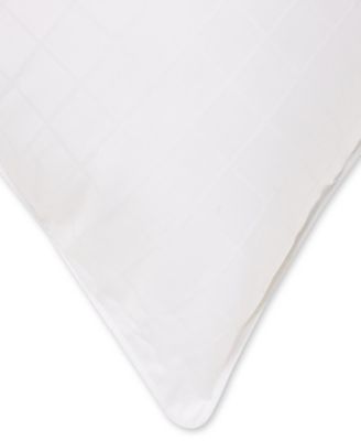 100% Cotton Dobby-Box Shell Firm Density Side/Back Sleeper Down Alternative Pillow, Queen