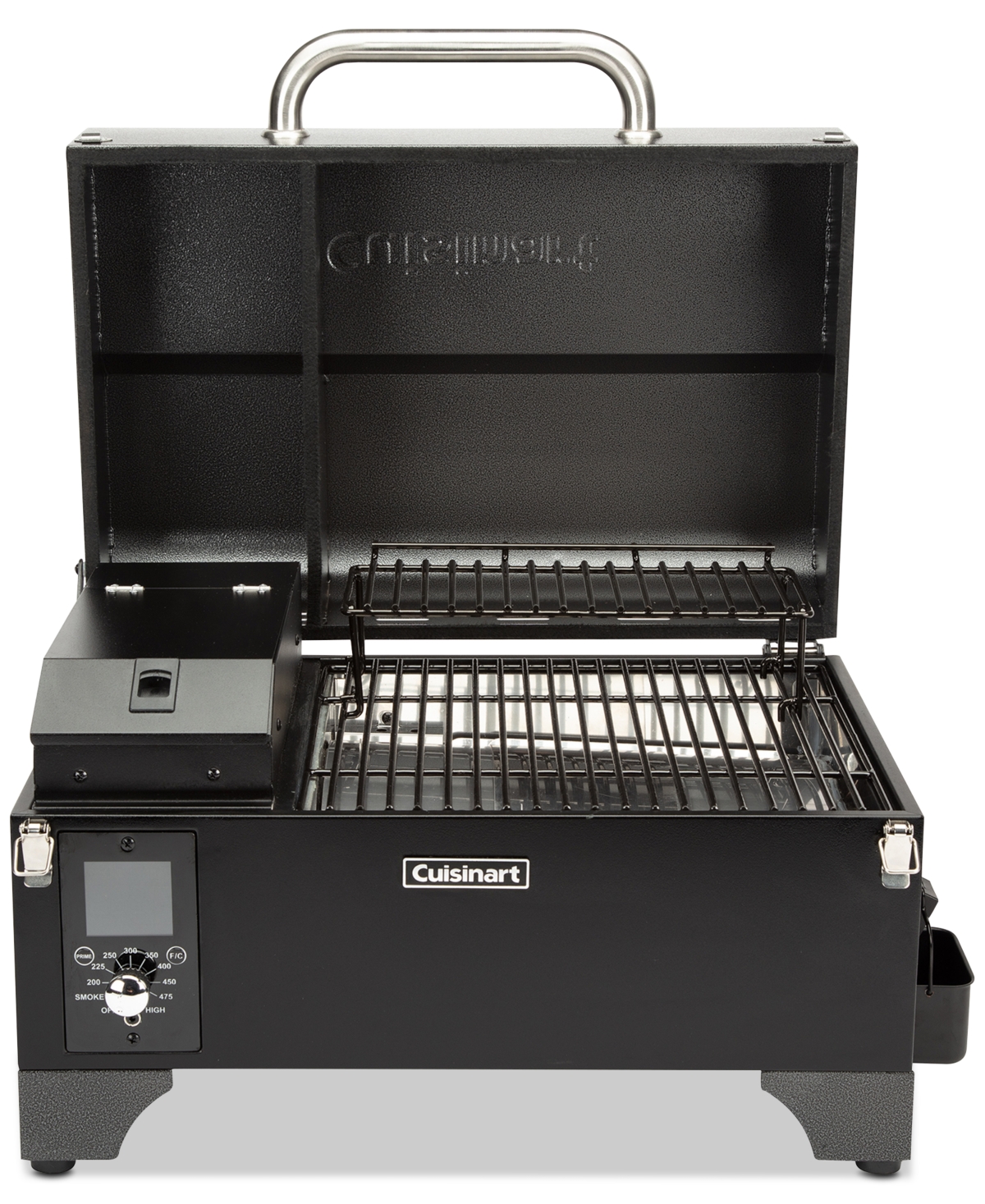 Cuisinart Portable Wood Pellet Grill In Black,stainless